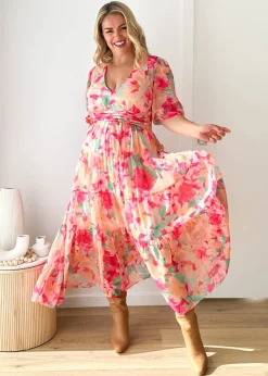 Women Gingham & Heels Maxi><noscript><img width=