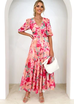 Women Gingham & Heels Maxi><noscript><img width=