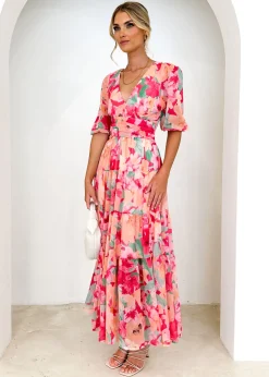 Women Gingham & Heels Maxi><noscript><img width=