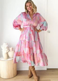 Women Gingham & Heels Maxi>Cecile Maxi Dress