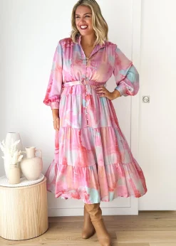 Women Gingham & Heels Maxi><noscript><img width=