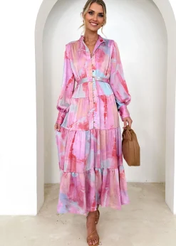 Women Gingham & Heels Maxi><noscript><img width=