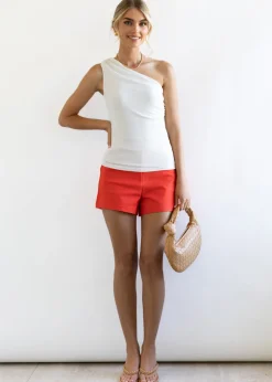 Women Gingham & Heels Basic Tops><noscript><img width=