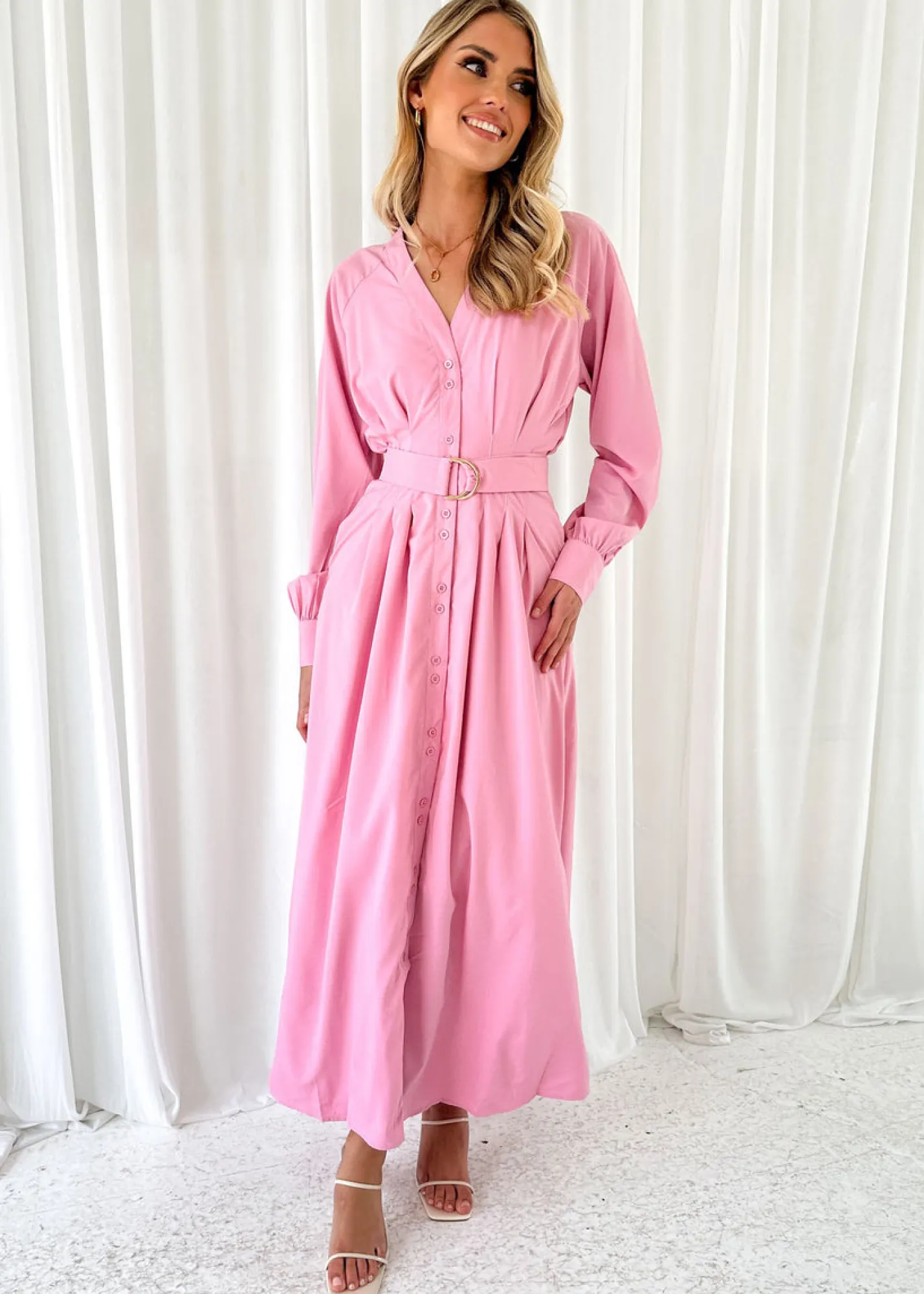 Women Gingham & Heels Midi>Cello Midi Dress