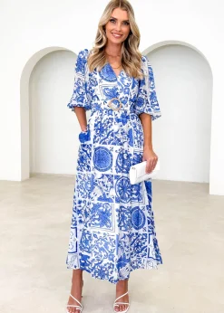 Women Gingham & Heels Midi>Celosia Midi Dress