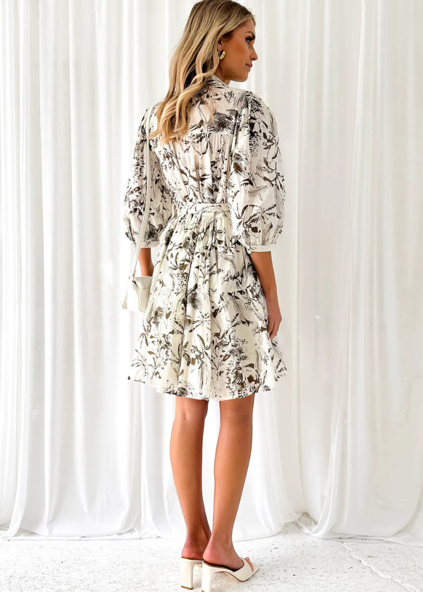 Women Gingham & Heels Short>Chellah Dress