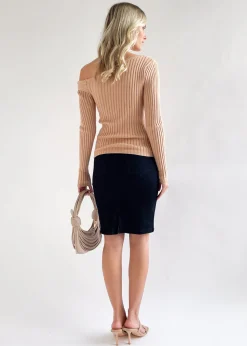 Women Gingham & Heels Knit Tops><noscript><img width=