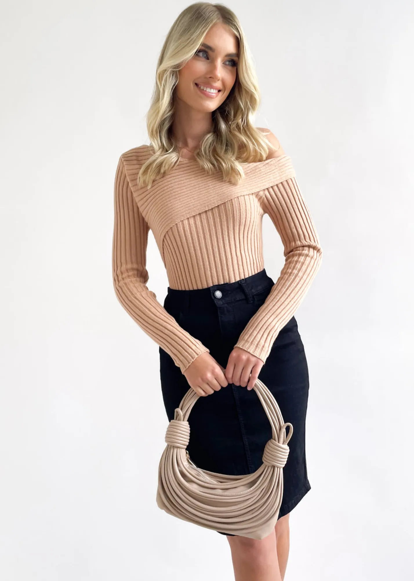 Women Gingham & Heels Basic Tops>Ciela Knit Top