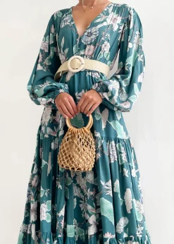 Women Gingham & Heels Maxi>Coastal Days Maxi Dress