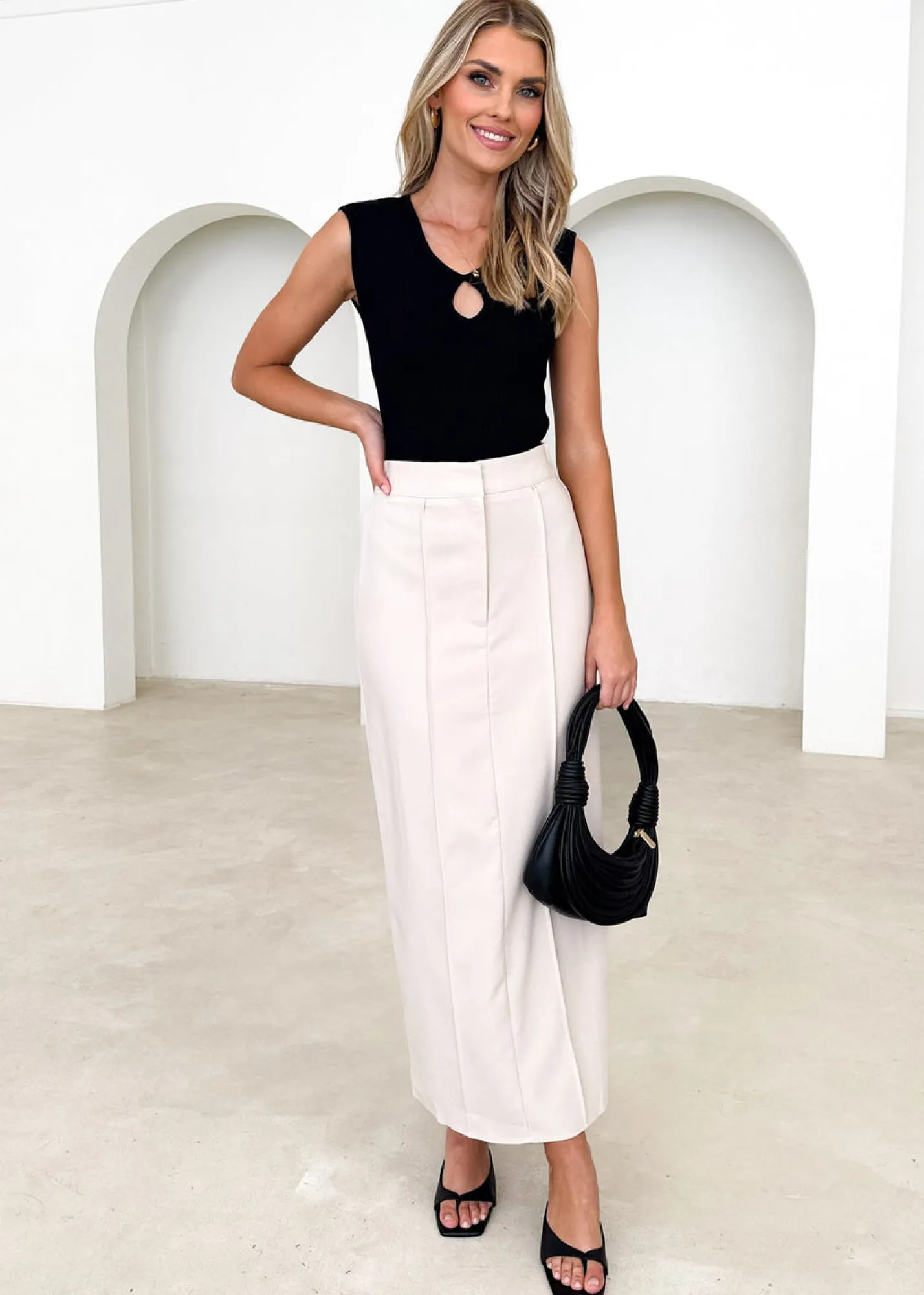 Women Gingham & Heels Skirts>Corina Midi Skirt