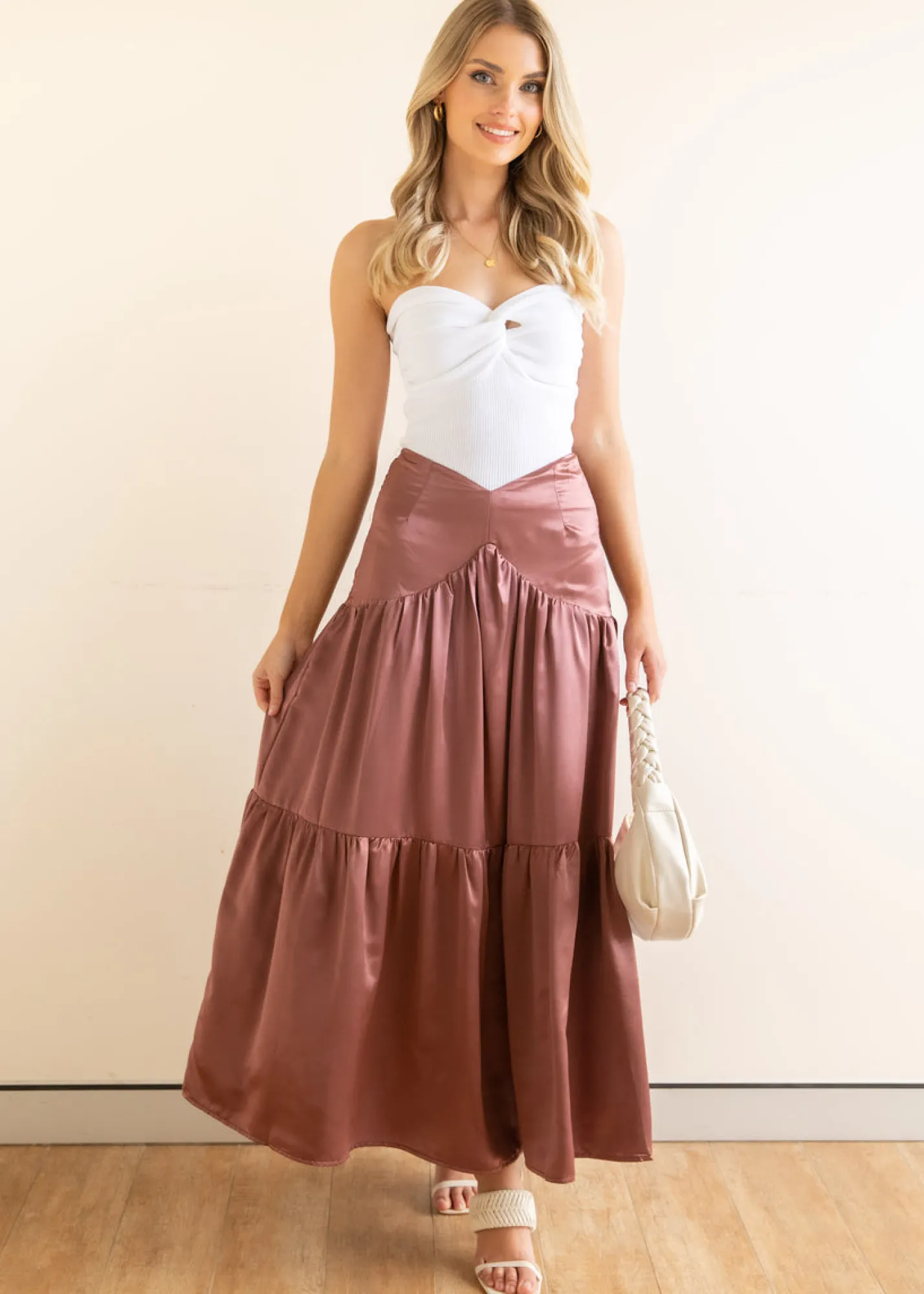 Women Gingham & Heels Skirts>Covey Maxi Skirt