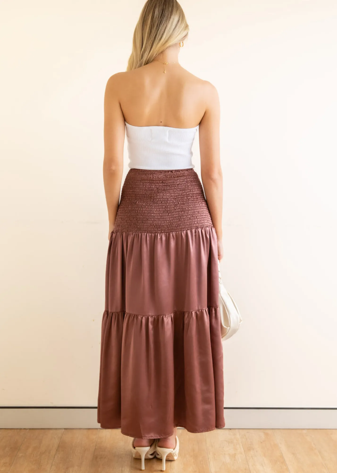 Women Gingham & Heels Sets>Covey Maxi Skirt