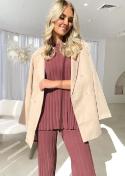 Women Gingham & Heels Knit Bottoms>Dahliah Knit Pants