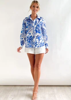 Women Gingham & Heels Shirts><noscript><img width=