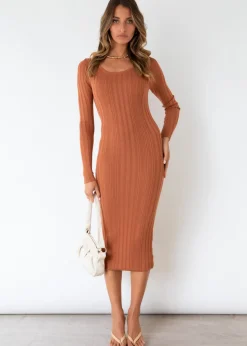 Women Gingham & Heels Knit Dresses><noscript><img width=