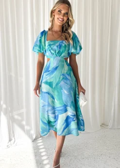 Women Gingham & Heels Midi>Dawsen Midi Dress