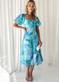 Women Gingham & Heels Midi>Dawsen Midi Dress