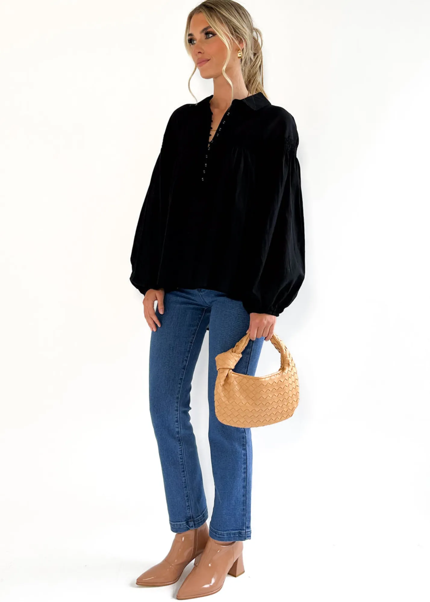 Women Gingham & Heels Blouses>Dayania Blouse