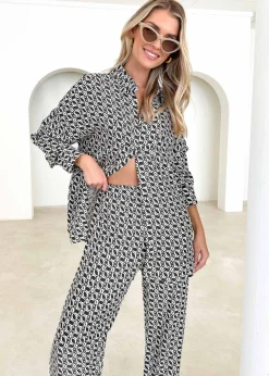 Women Gingham & Heels Sets>Deanne Shirt