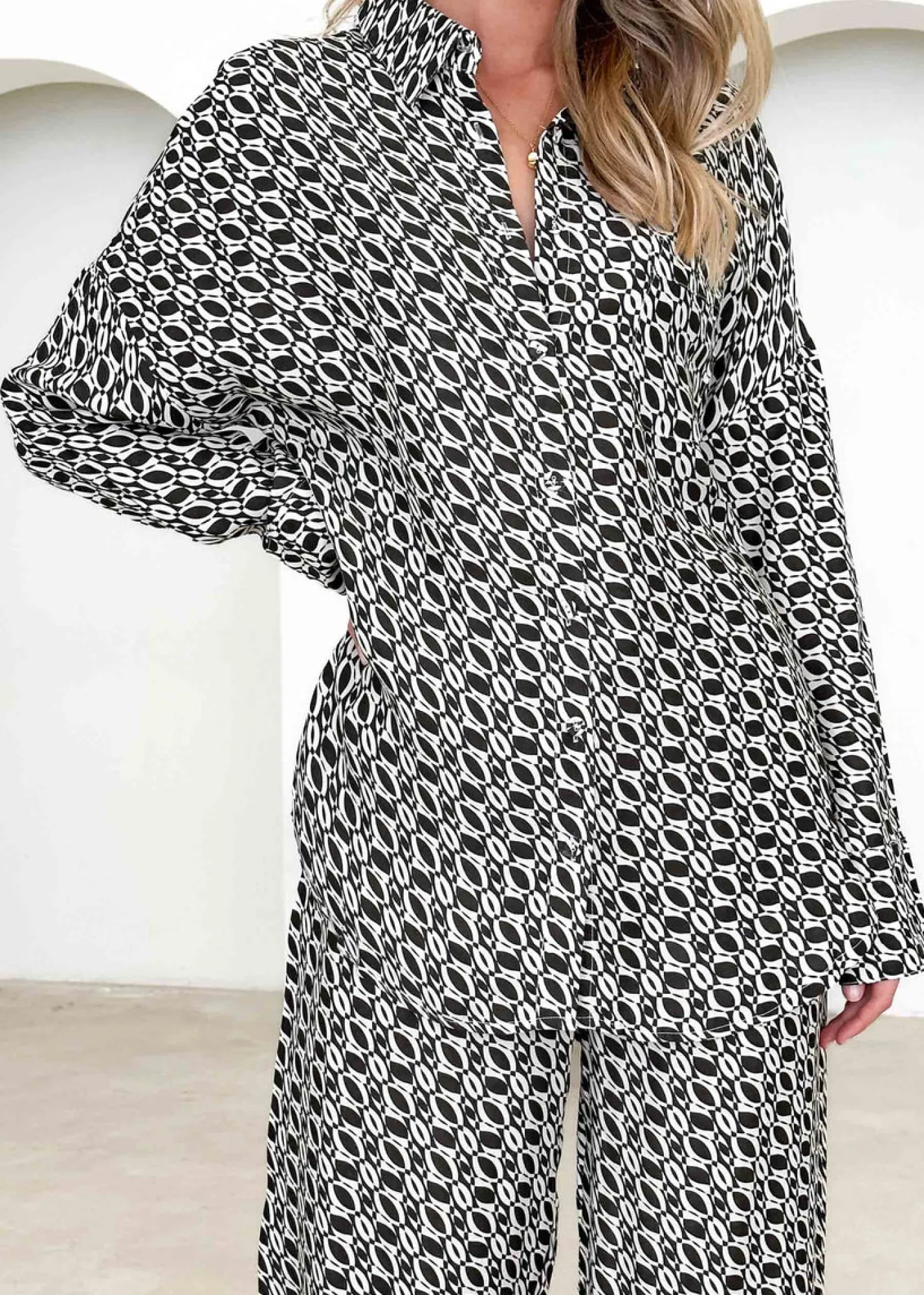 Women Gingham & Heels Sets>Deanne Shirt