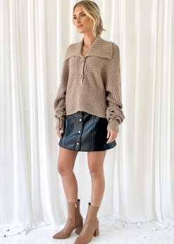 Women Gingham & Heels Sweaters><noscript><img width=