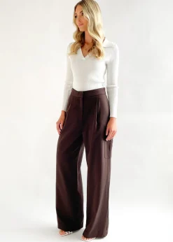 Women Gingham & Heels Pants><noscript><img width=