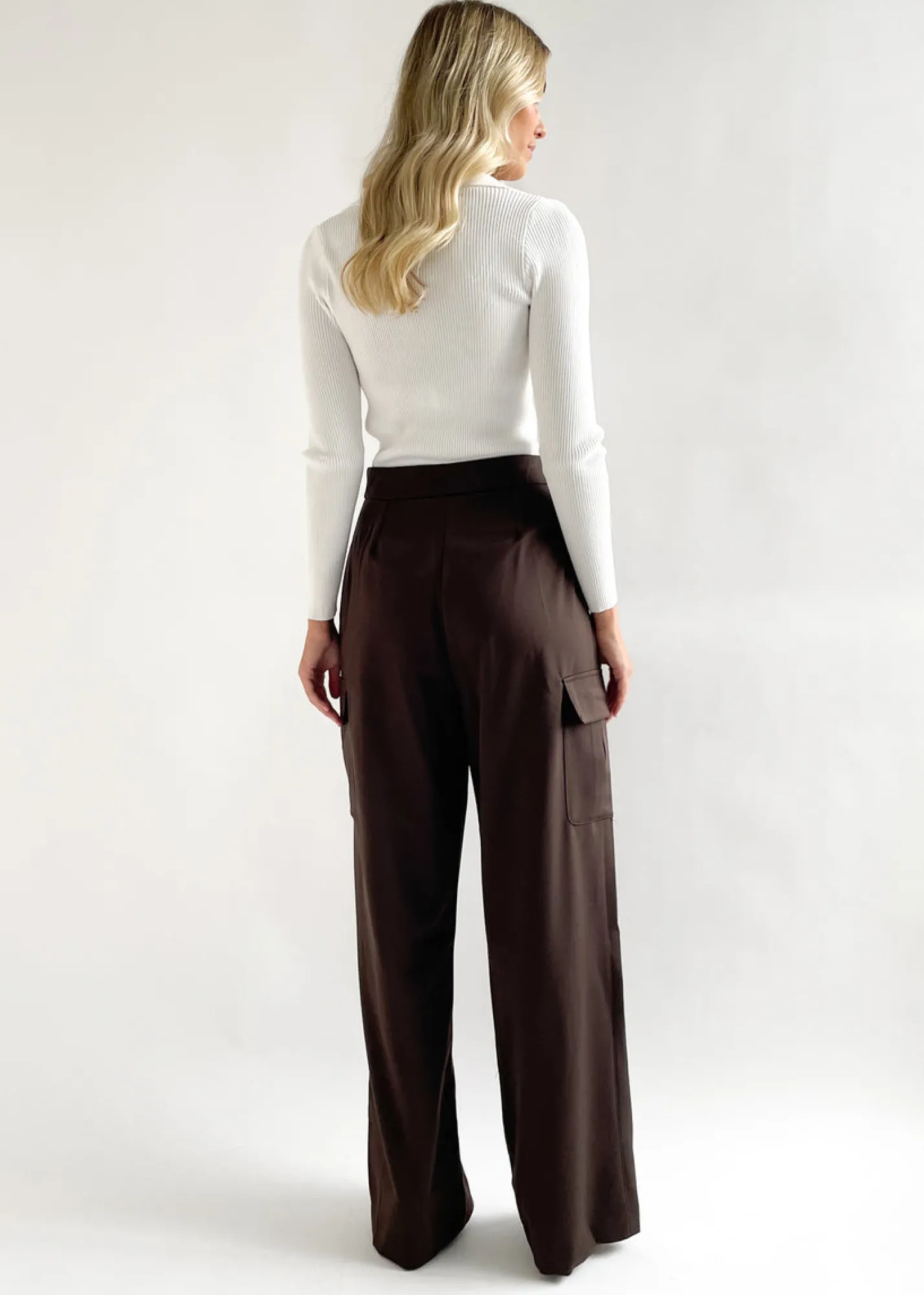 Women Gingham & Heels Pants>Devlin Wide Leg Pants