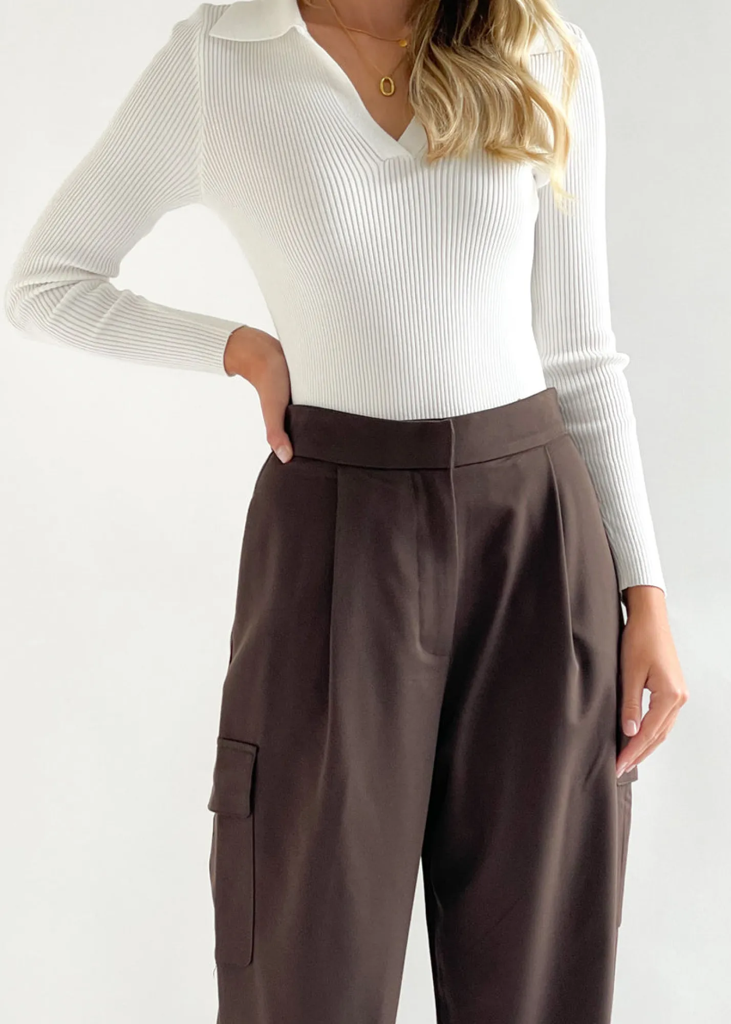 Women Gingham & Heels Pants>Devlin Wide Leg Pants