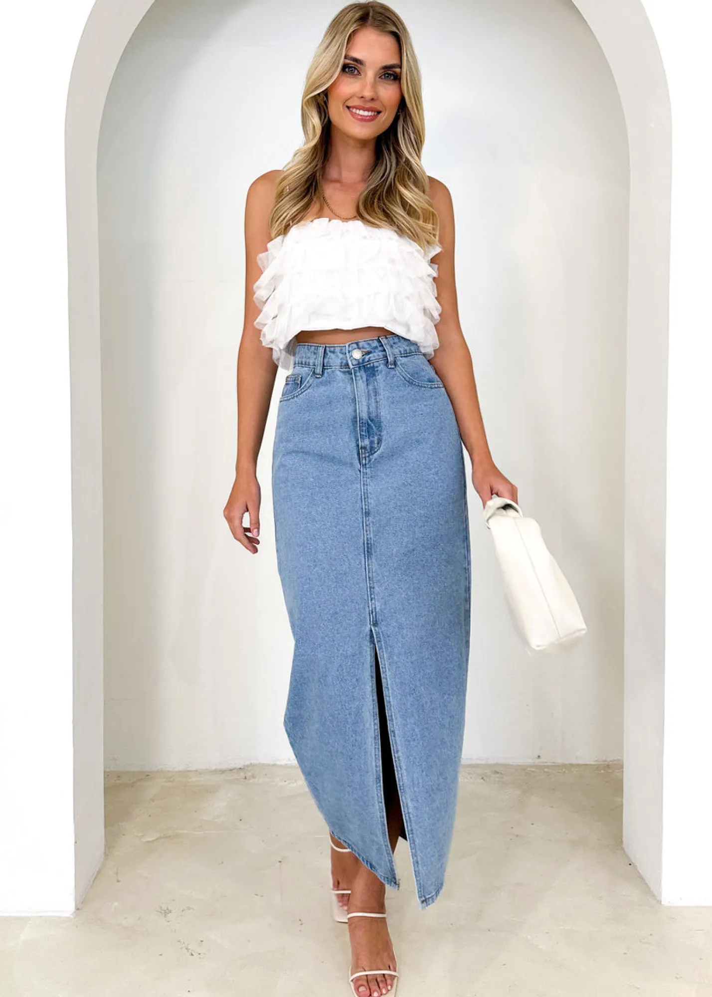 Women Gingham & Heels Crops>Diva Crop
