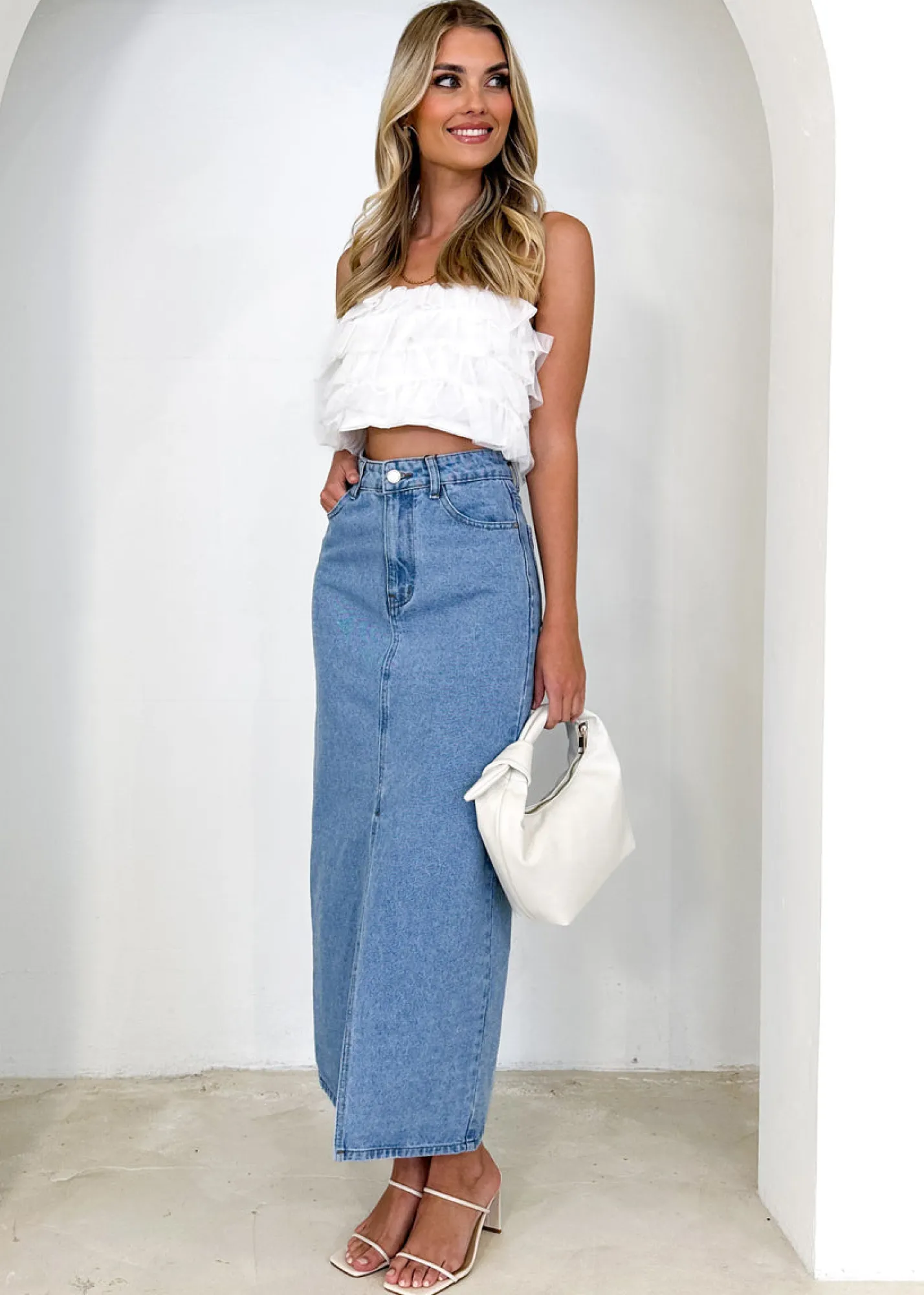 Women Gingham & Heels Crops>Diva Crop