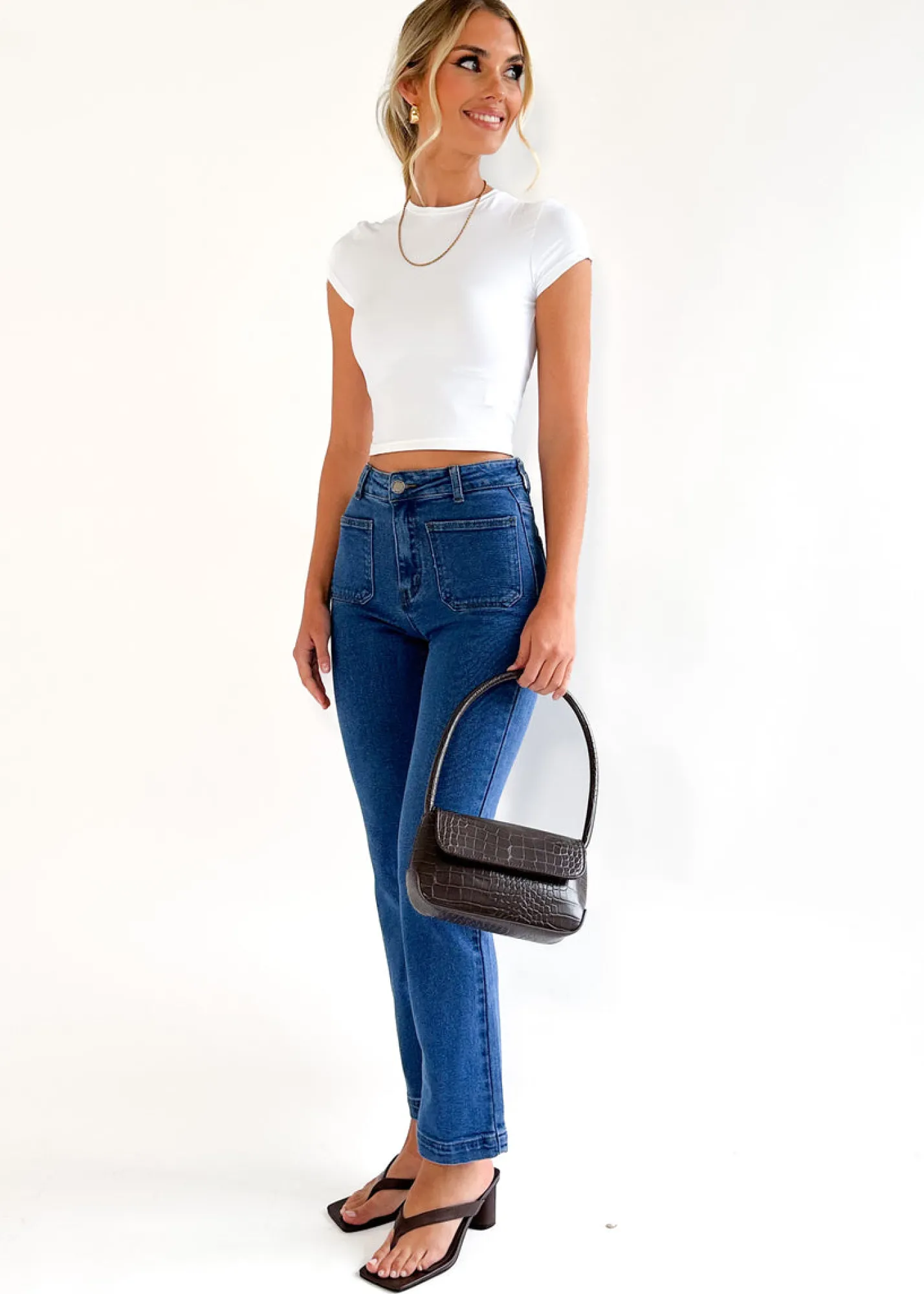 Women Gingham & Heels Jeans>Dojah Stretch Jeans
