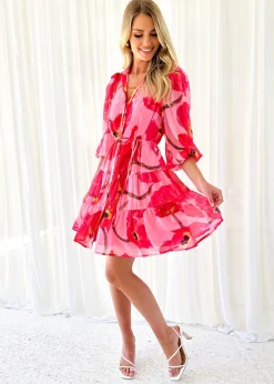 Women Gingham & Heels Short>Dominique Dress
