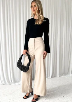 Women Gingham & Heels Pants>Donelle Wide Leg Pants