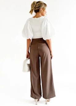 Women Gingham & Heels Pants><noscript><img width=