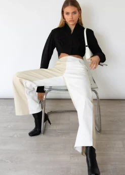 Women Gingham & Heels Crops>Dorian Crop