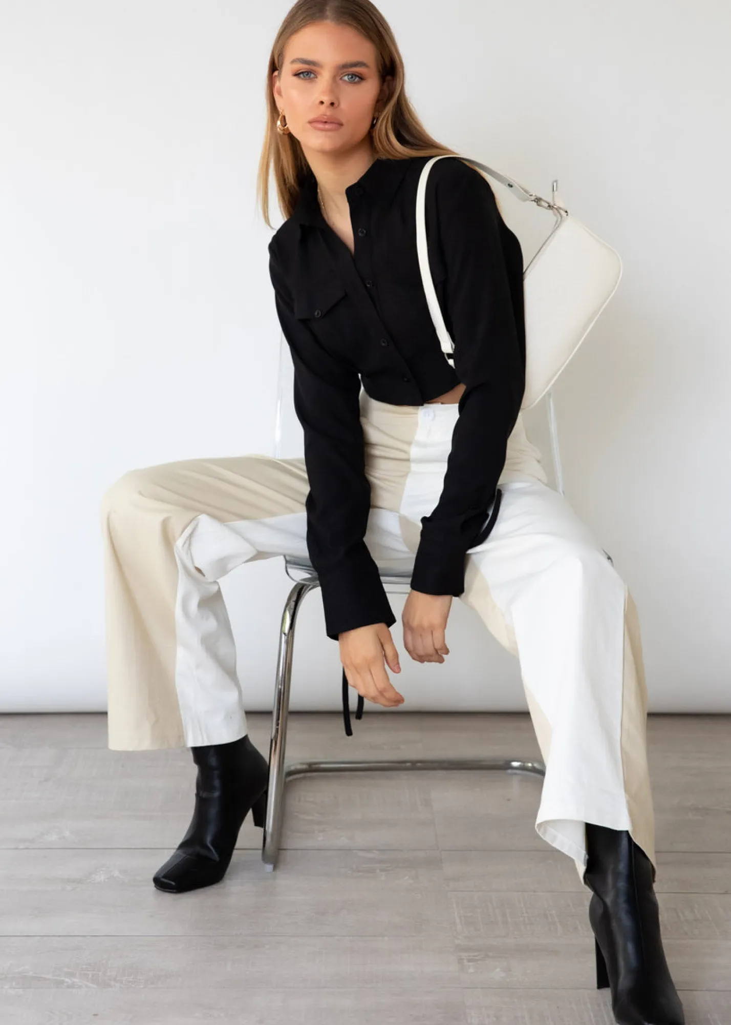 Women Gingham & Heels Crops>Dorian Crop