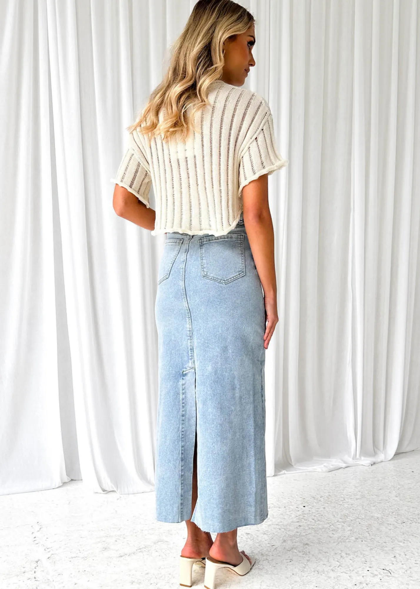 Women Gingham & Heels Knit Tops>Draper Knit Top