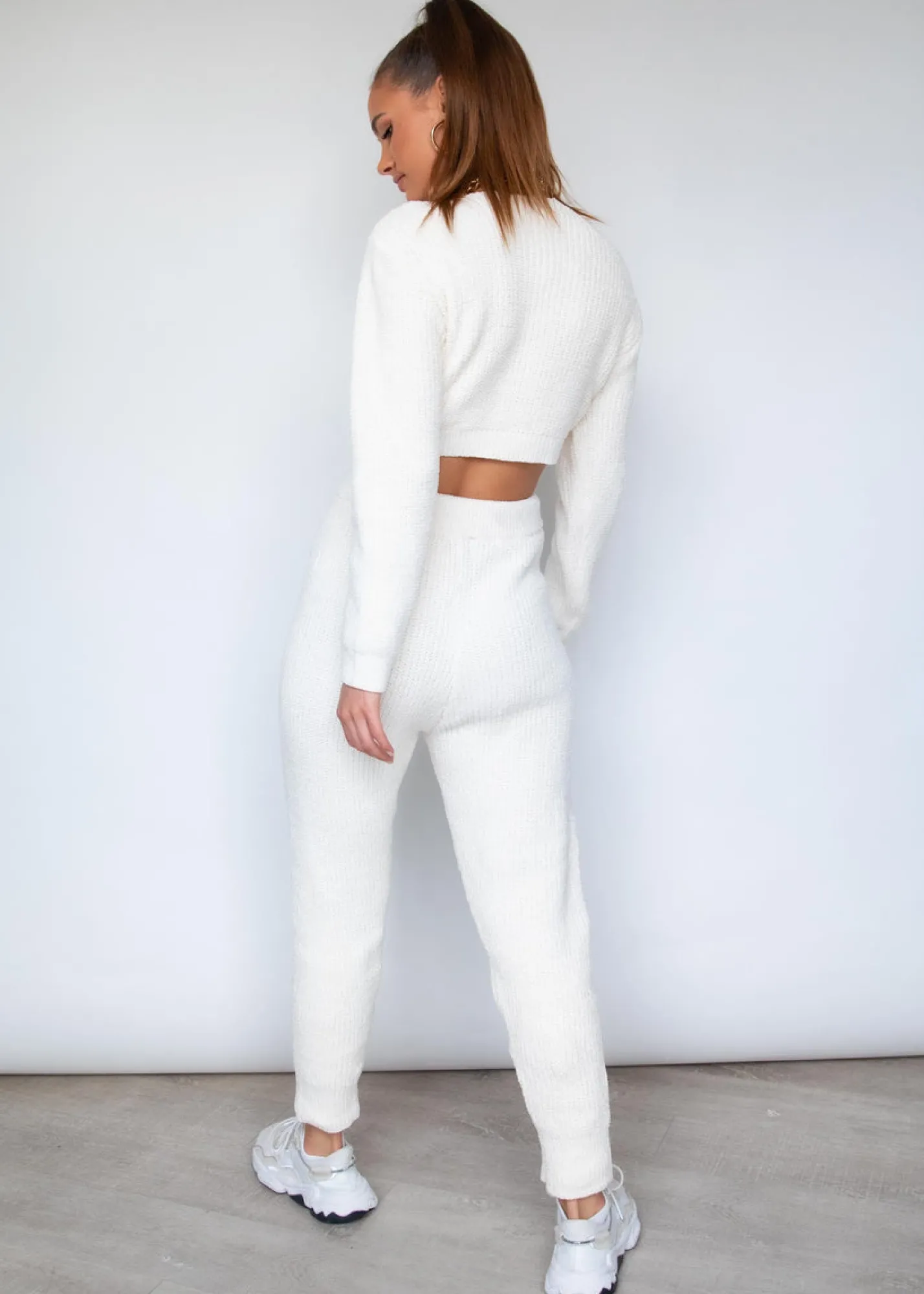 Women Gingham & Heels Knit Bottoms>Drew Knit Set
