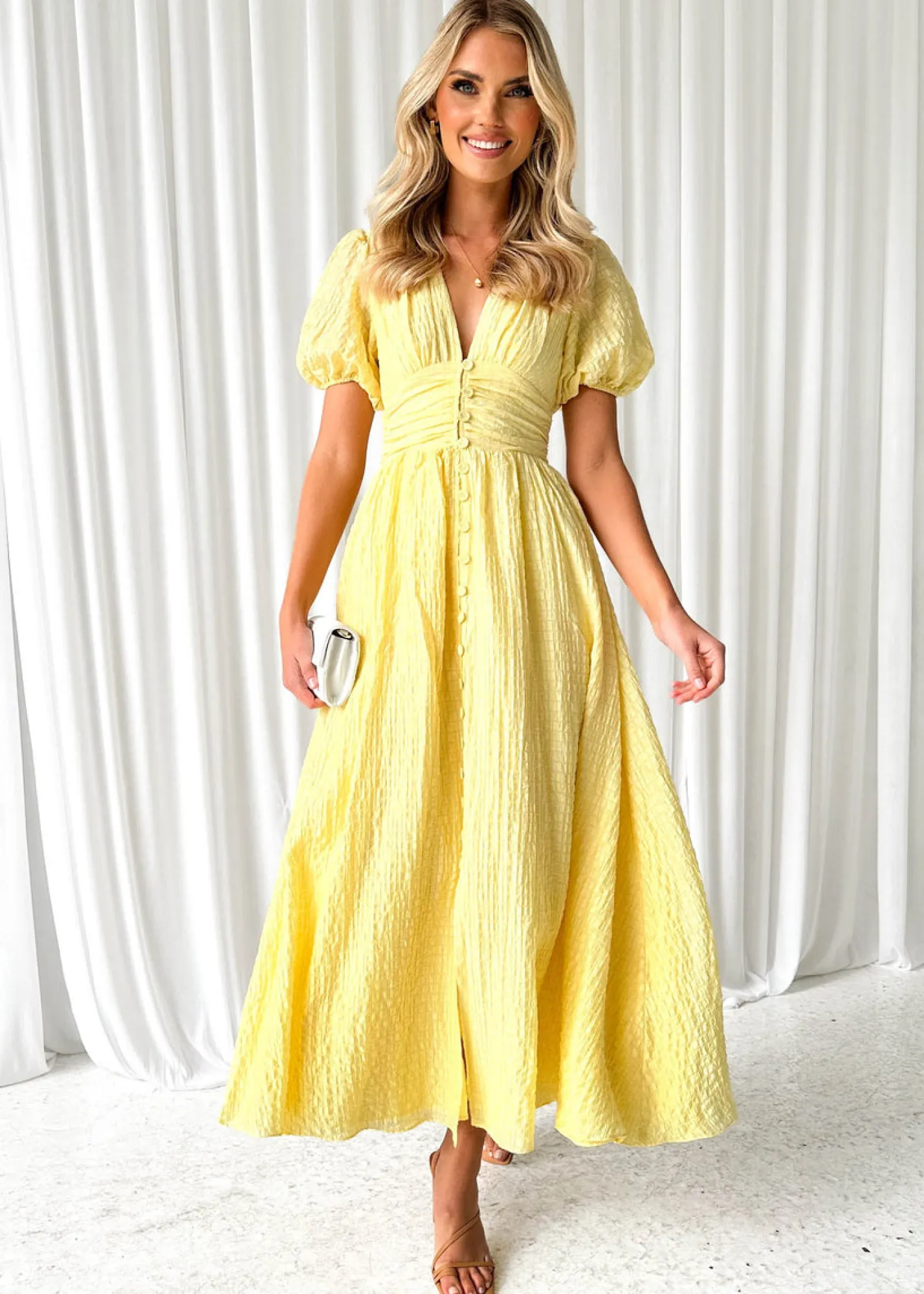 Women Gingham & Heels Midi>Dunning Midi Dress