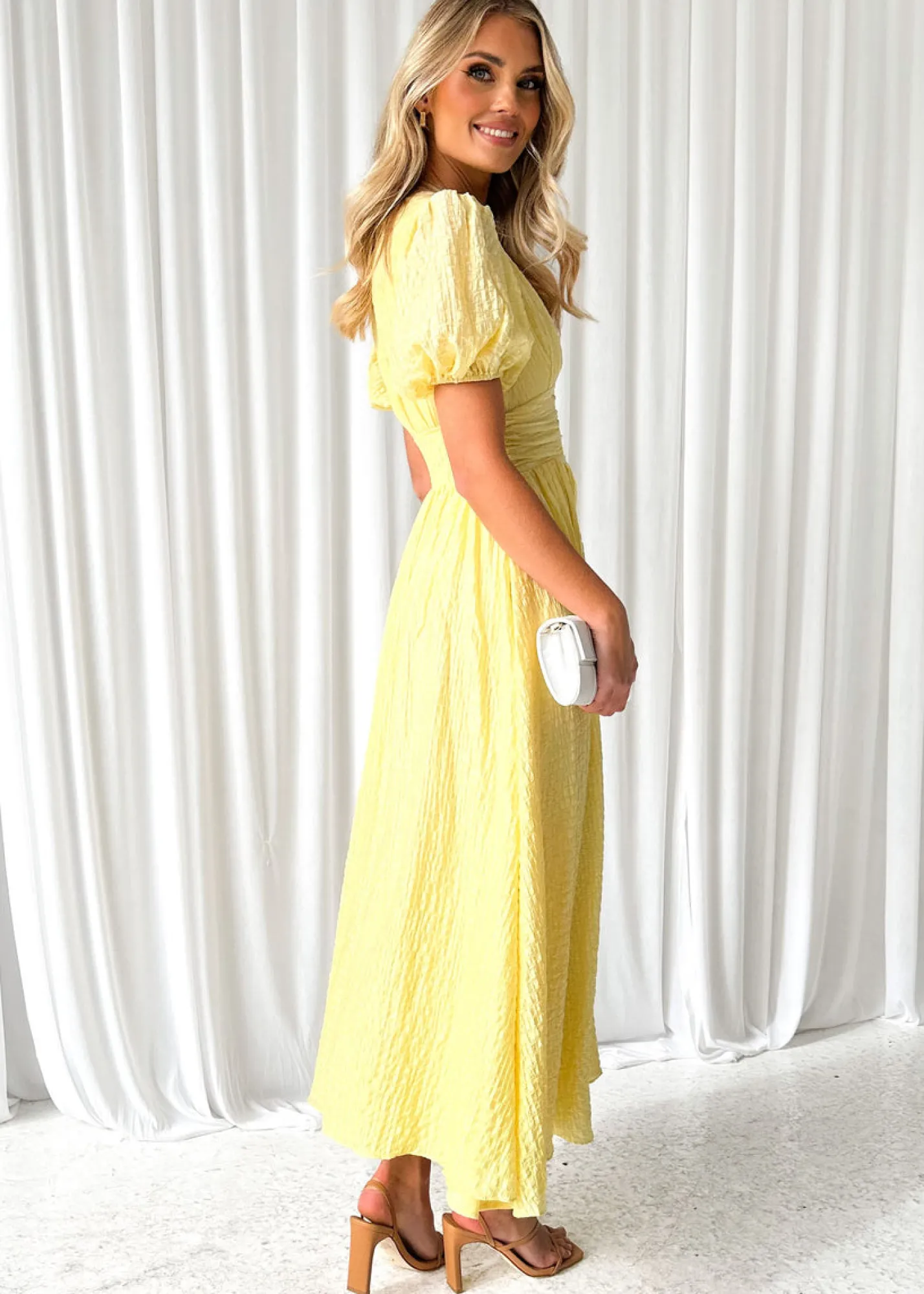 Women Gingham & Heels Midi>Dunning Midi Dress