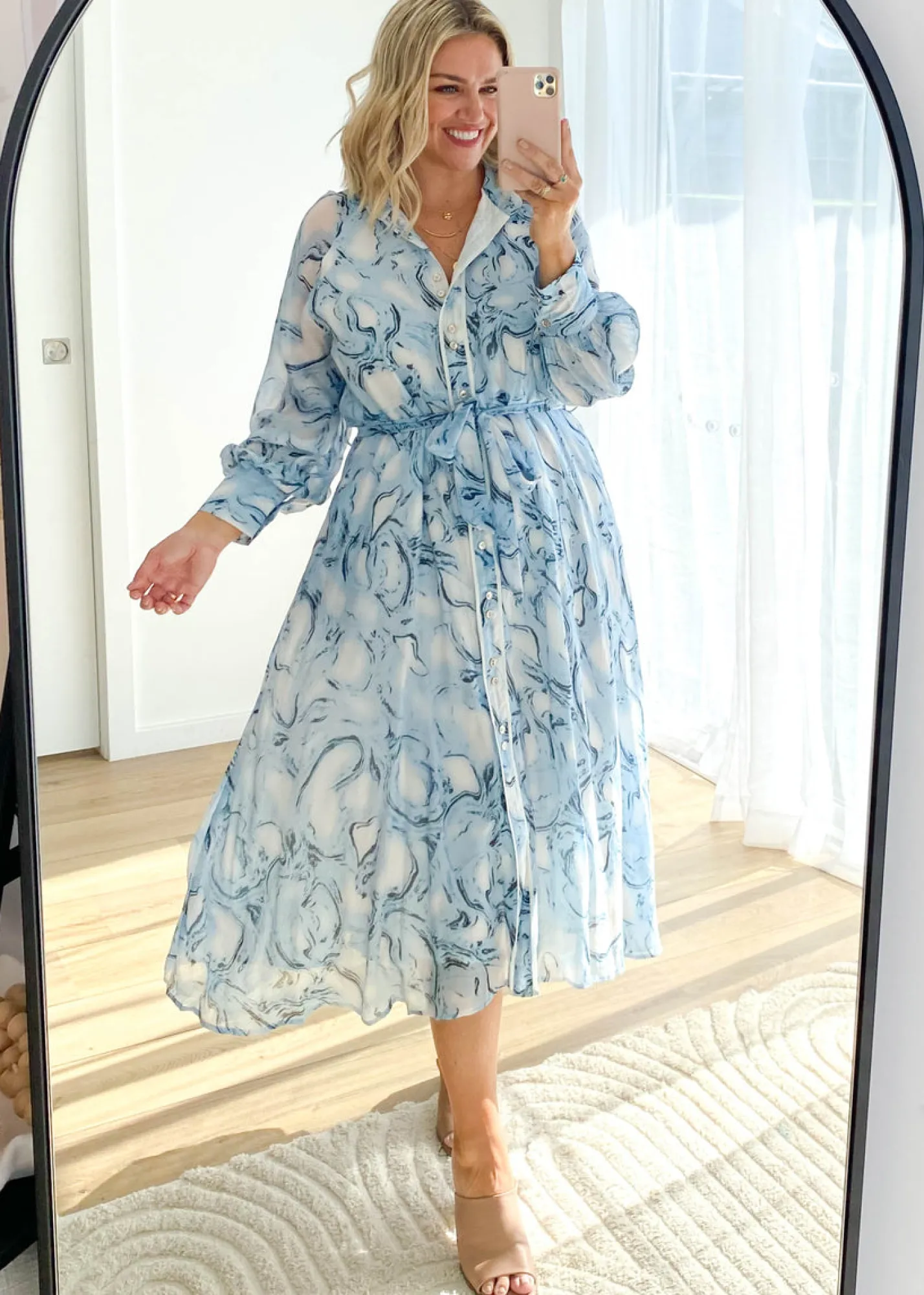 Women Gingham & Heels Midi>Elaria Midi Dress