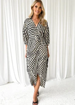 Women Gingham & Heels Midi>Elizabeth Midi Dress