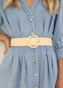 Women Gingham & Heels Belts><noscript><img width=
