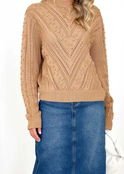 Women Gingham & Heels Sweaters><noscript><img width=