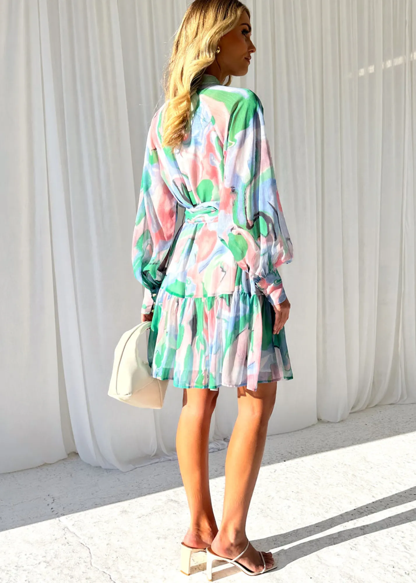 Women Gingham & Heels Short>Eminila Dress