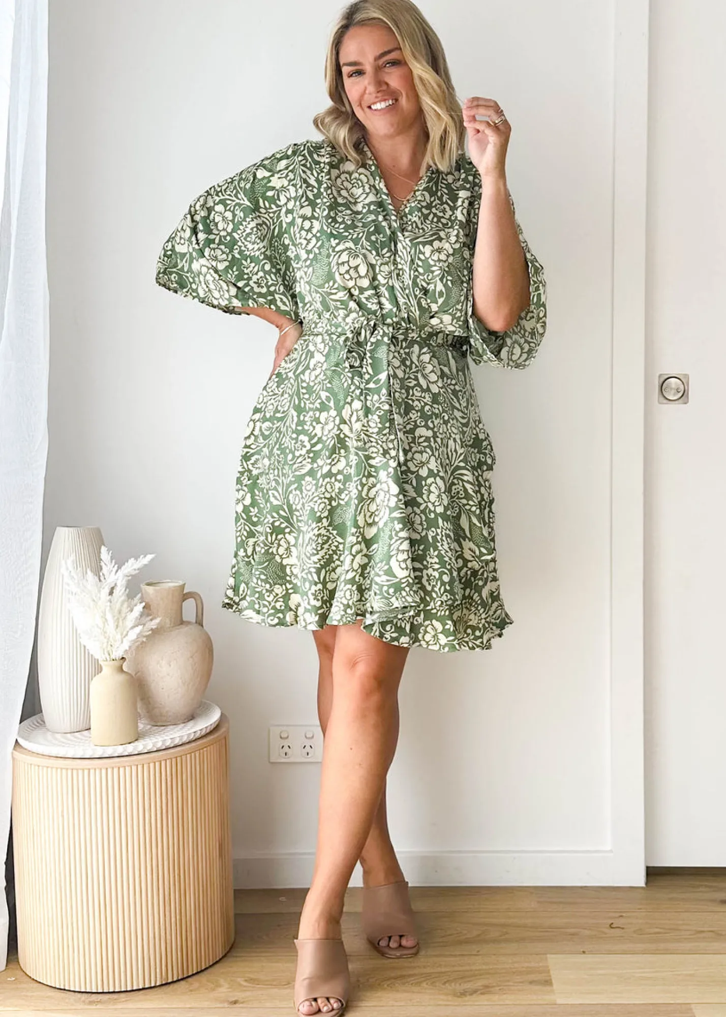 Women Gingham & Heels Short>Emmanuela Dress