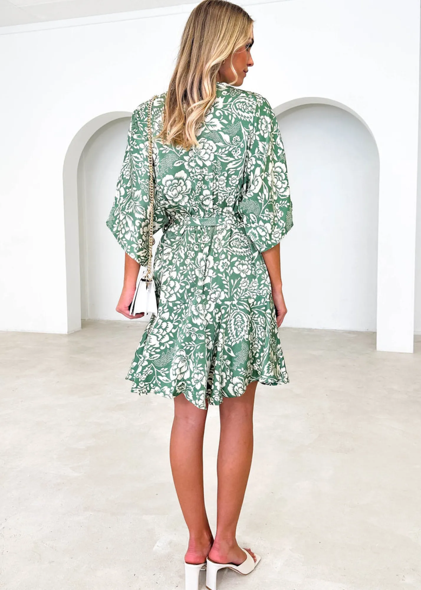Women Gingham & Heels Short>Emmanuela Dress