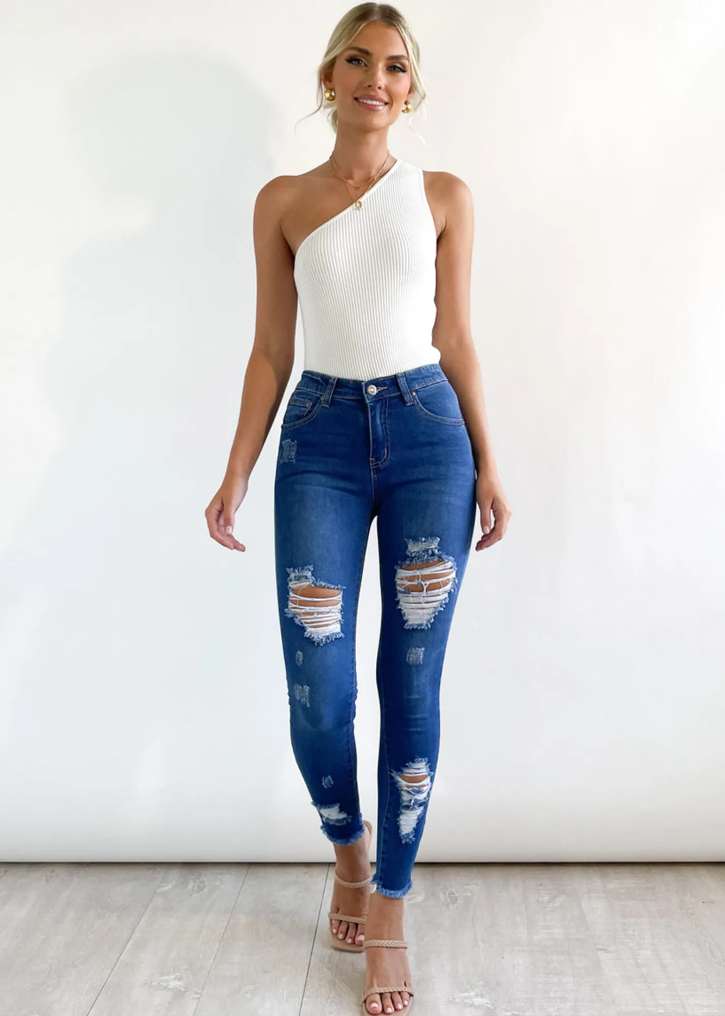 Women Gingham & Heels Jeans>Emmerson Jeans
