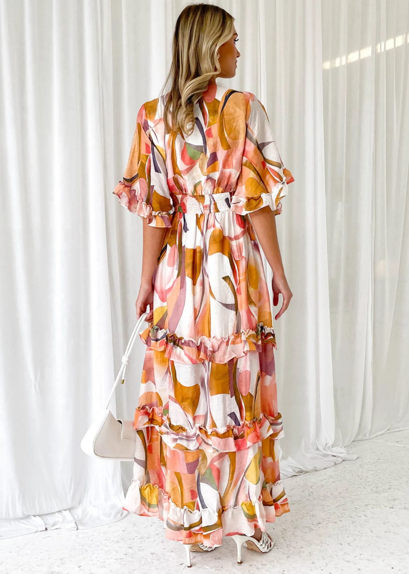Women Gingham & Heels Maxi>Emzie Maxi Dress