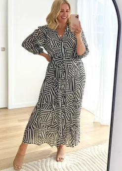 Women Gingham & Heels Midi><noscript><img width=